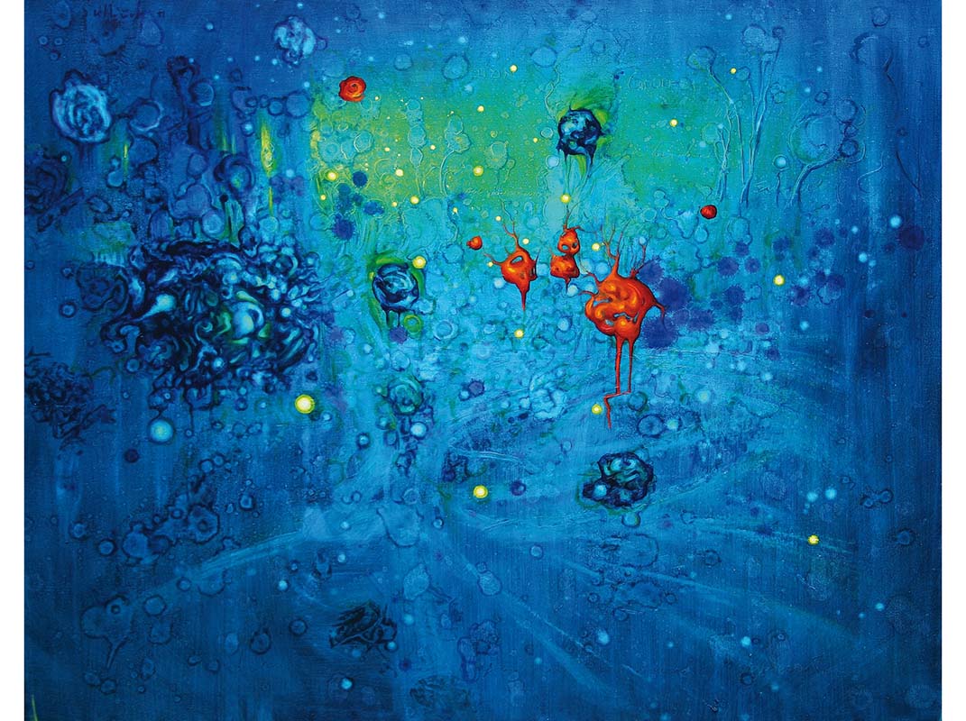 Frankenstien exhibition, Francesco Villicich, oil on cavas series